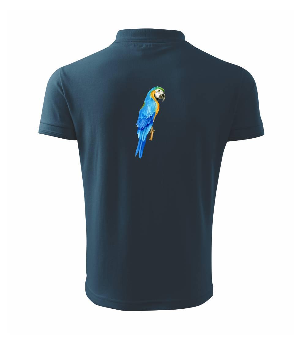 Ara modrá kreslená Ara modrá kreslená