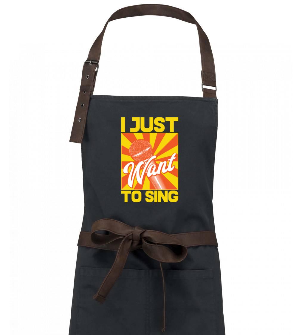 Hudobné tričká - I Just Want to Sing - Zástera Vintage