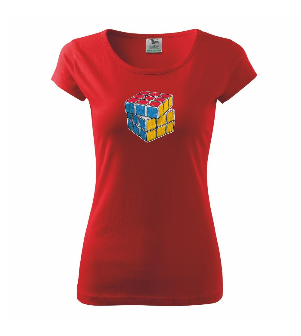 Rubikova kocka kreslená Rubikova kocka kreslená