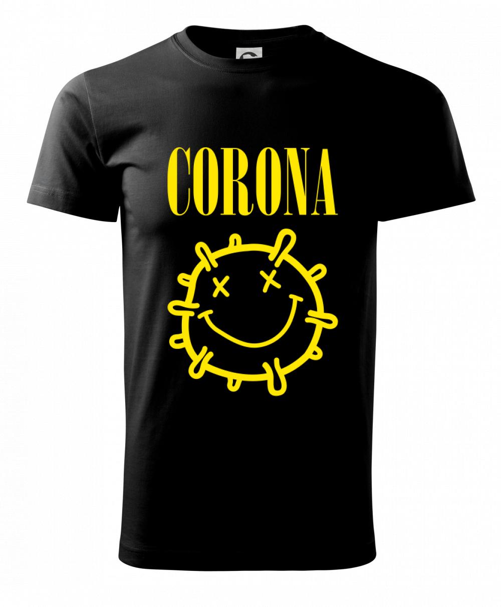 Corona žlté logo - Klasické pánske tričko vyššej gramáže