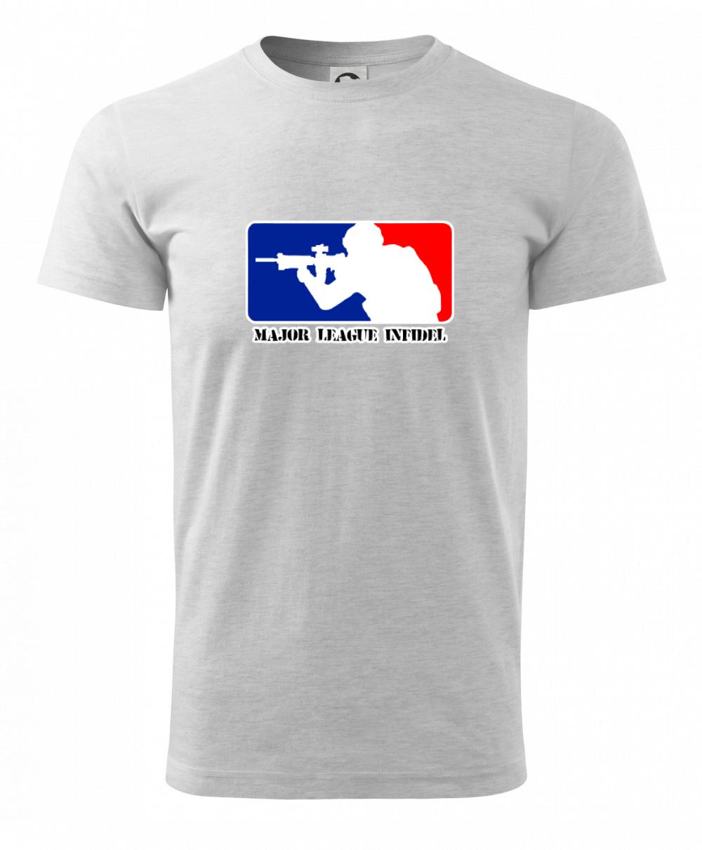 Major League Infidel - Klasické pánske tričko vyššej gramáže