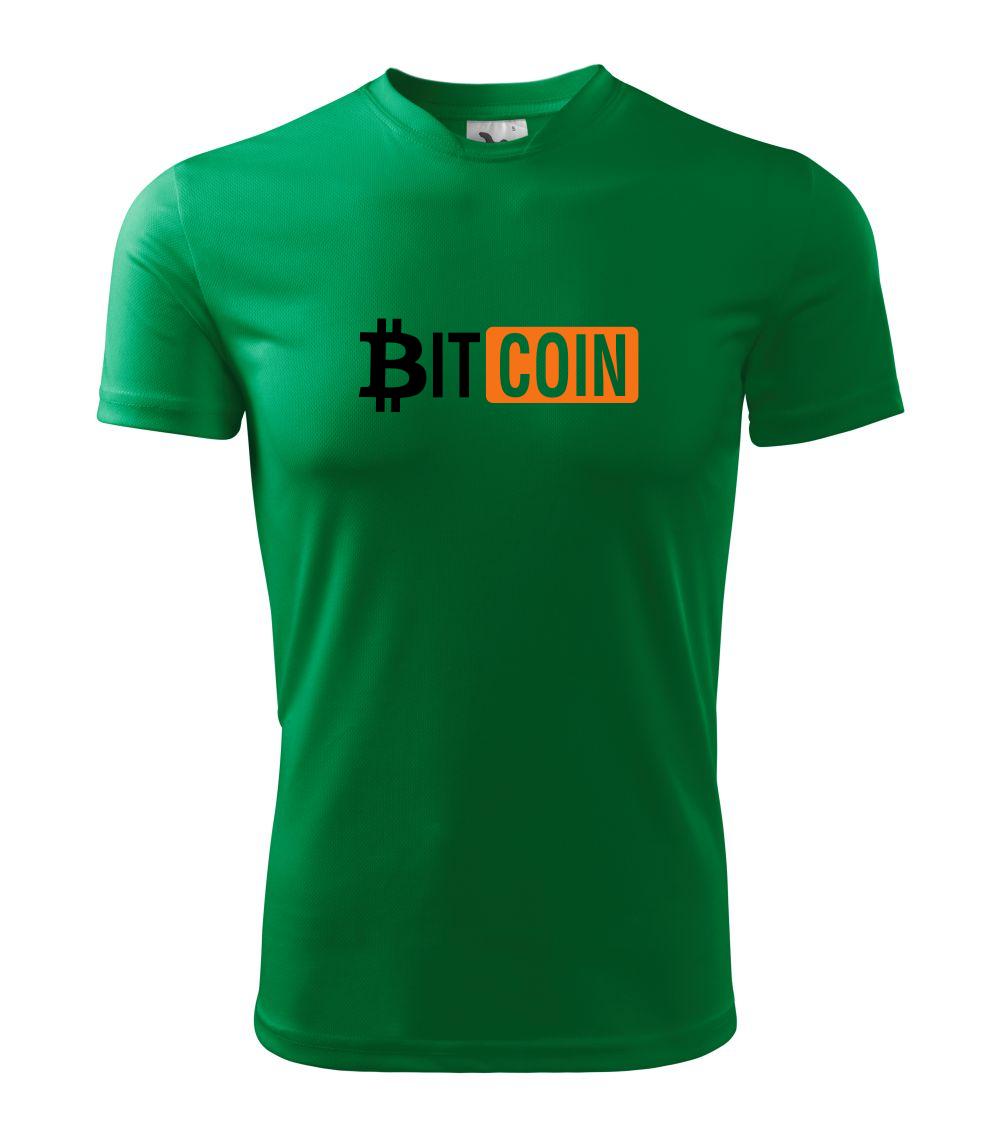 Bitcoin nápis Bitcoin nápis