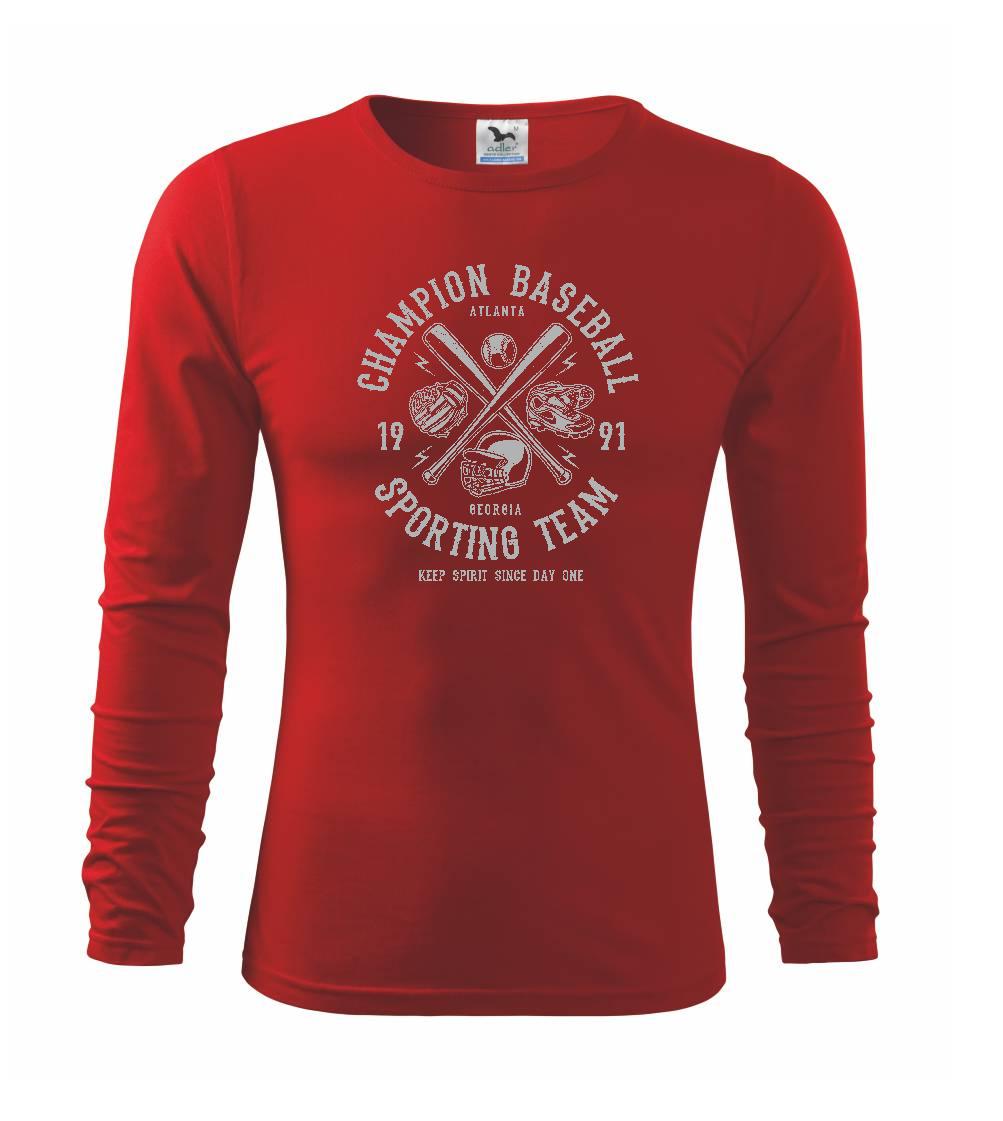 Tričká baseball - Champion Baseball - Tričko detské Long Sleeve