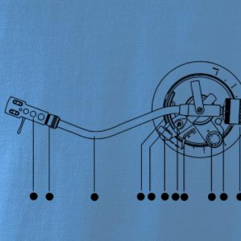 Nákres rameno gramofónu