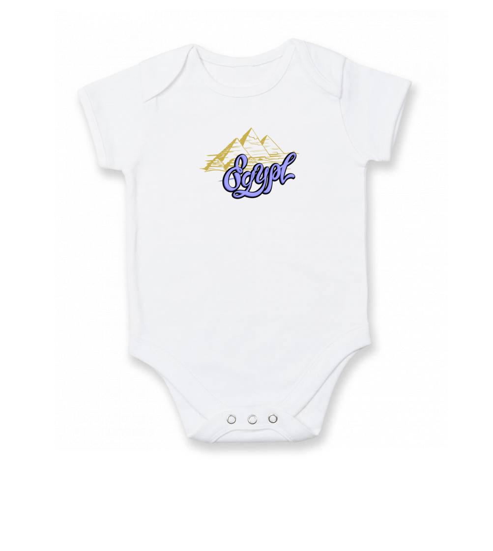 Ostatné mestá / miesta - Egypt Lettering - Body dojčenské s krátkym rukávom