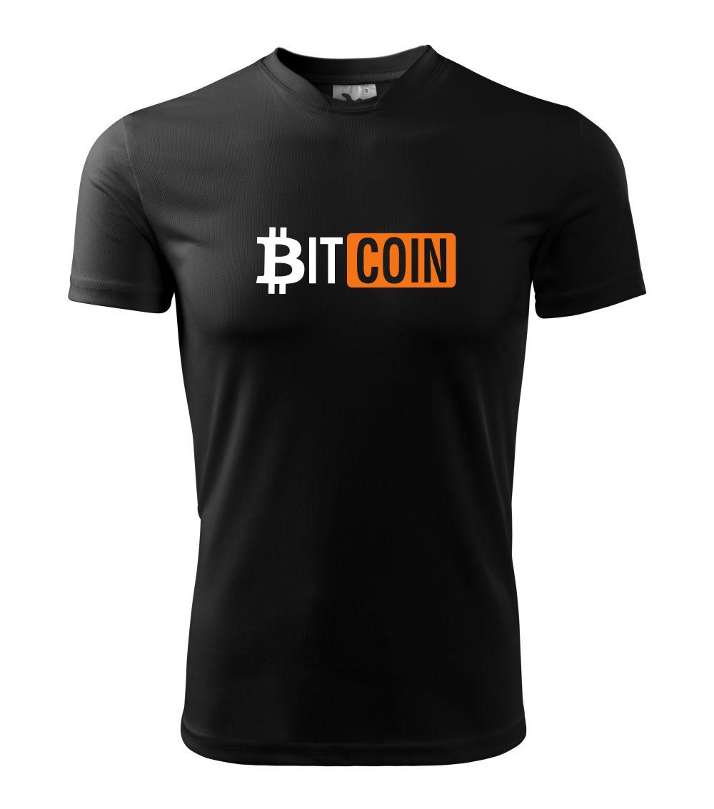 Bitcoin nápis Bitcoin nápis