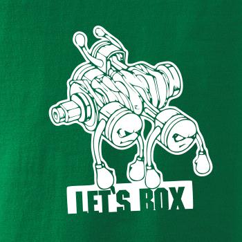 Lets Box nápis