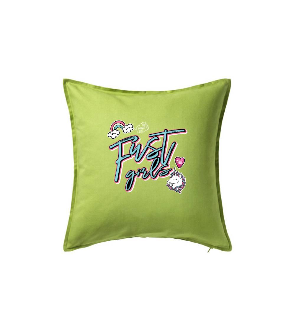 Tričká s jednorožcom - Frst girls - Vankúš 50x50