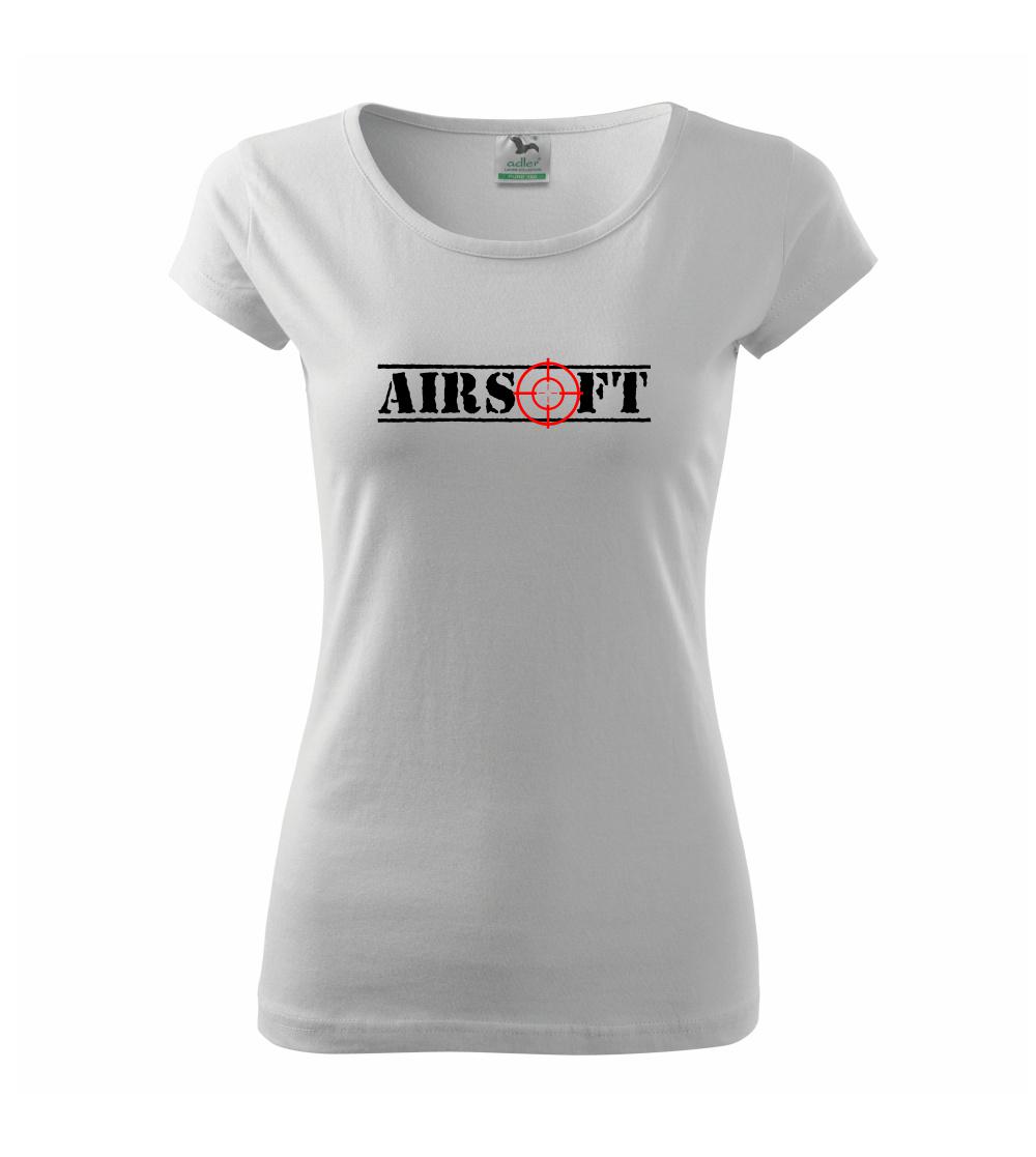 Airsoft a Paintball - Airsoft nápis - Dámske tričko Pure