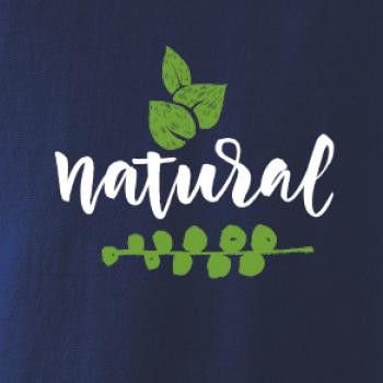 Natural - nápis v listoch