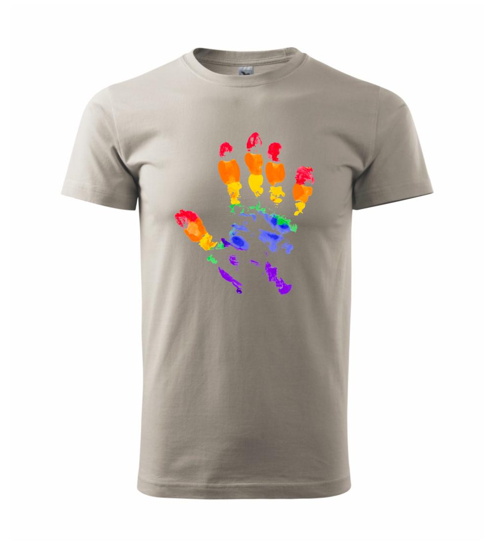 LGBT hand print LGBT hand print
