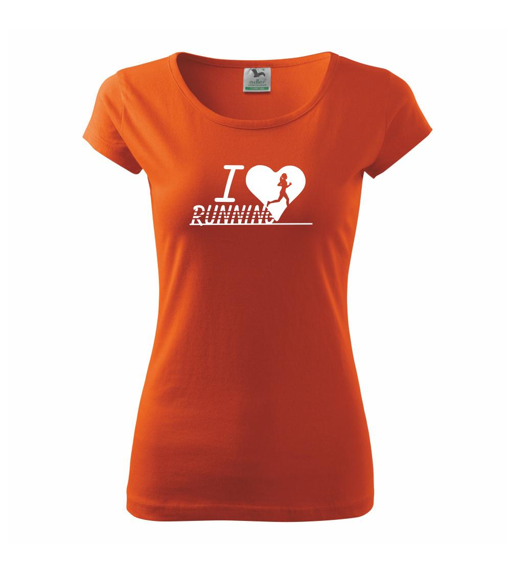 I love running dievča I love running dievča