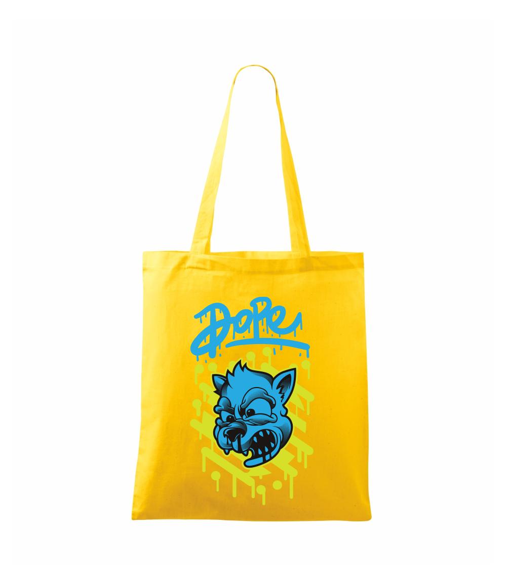 Grafické tričká - Zdrogovaná mačka - Taška bavlnená