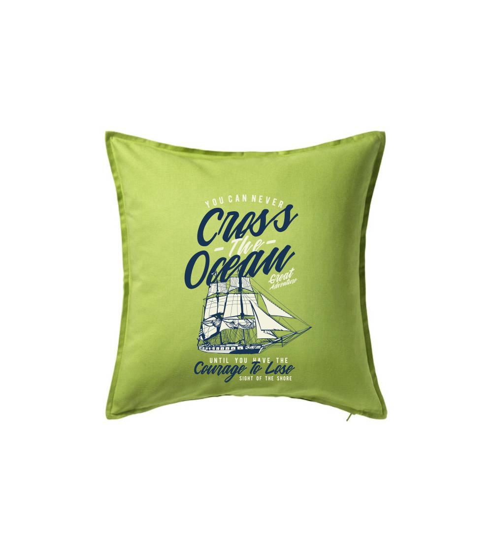 Vodácke tričká - Cross The Ocean - Vankúš 50x50