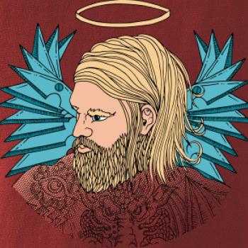 Anjel maľovaný - muž (Pecka design)