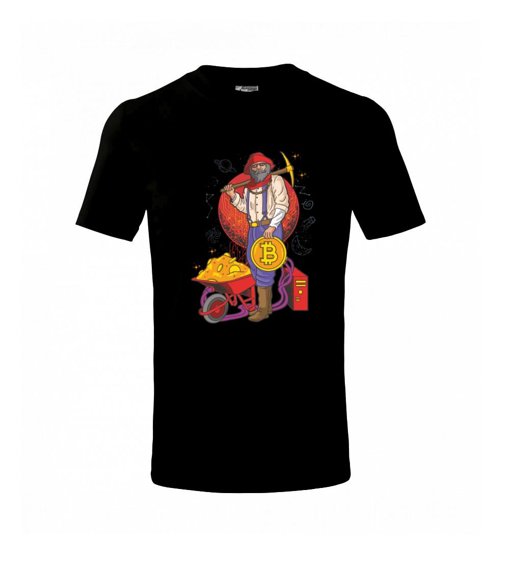 Baník ťaží Bitcoiny