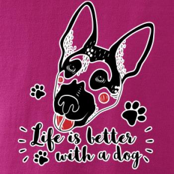German shepherd - life is a better with dog