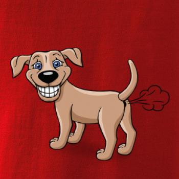 Prdiace pes kreslený (Hana-creative)