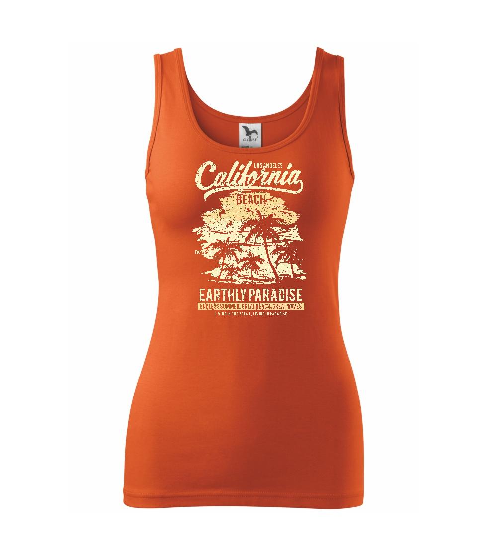 Trička pre cestovateľov - California Beach - Dámske tielko