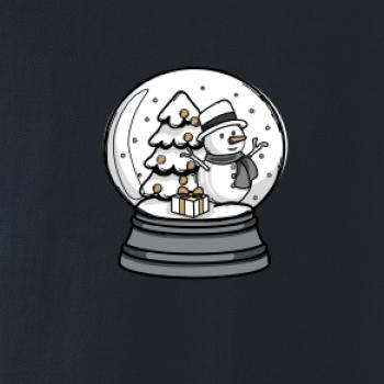 Sněhová koule se sněhulákem