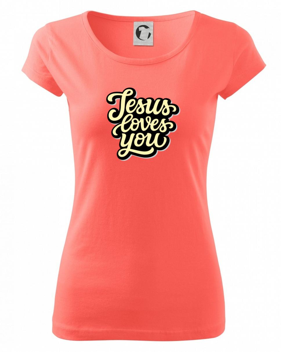 Jesus loves you - písané písmo