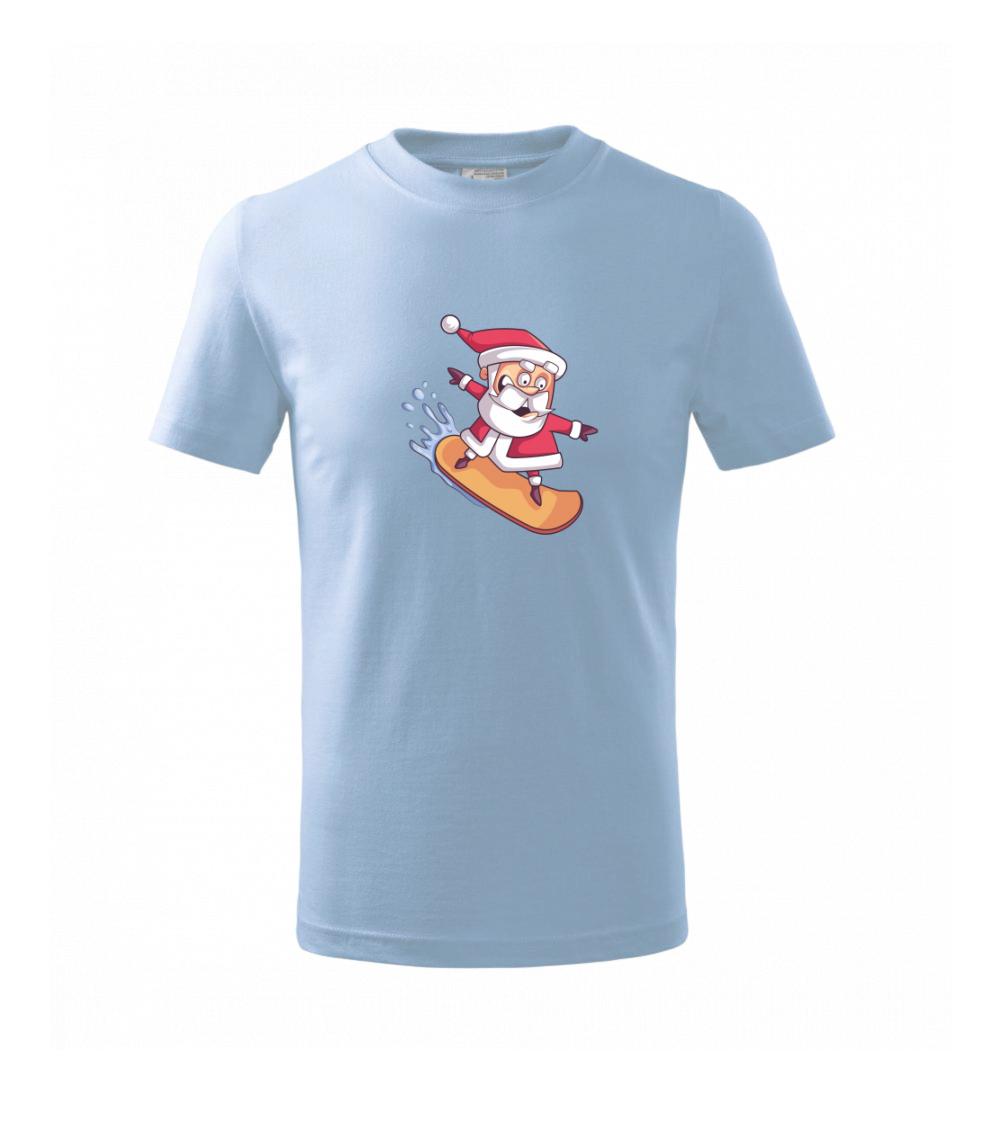 Santa jazdiaci na snowboarde