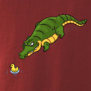 Krokodíl zelený s kačičkou