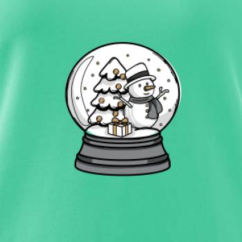 Sněhová koule se sněhulákem