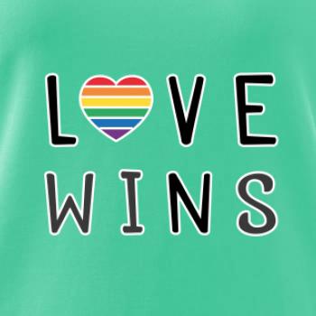 Love wins nápis