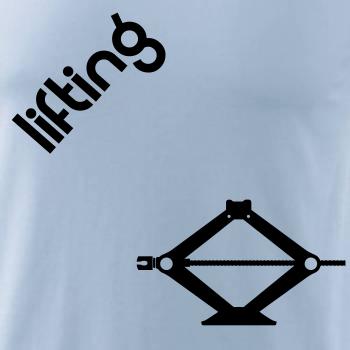 Lifting nápis šikmo