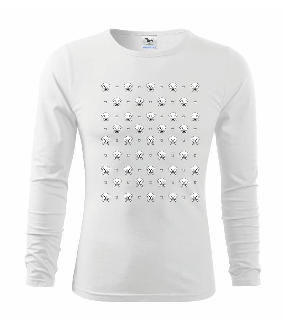 Trička s Bišonkem - Bišónik a labky - Tričko detské Long Sleeve