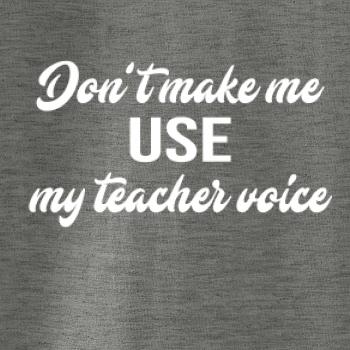 Teacher voice