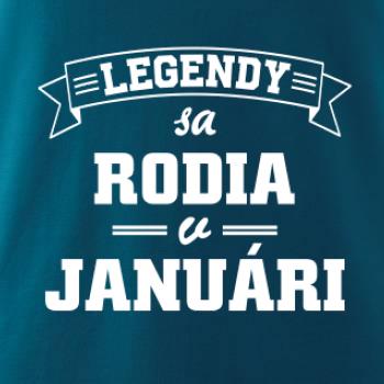 Legendy sa rodia v januári