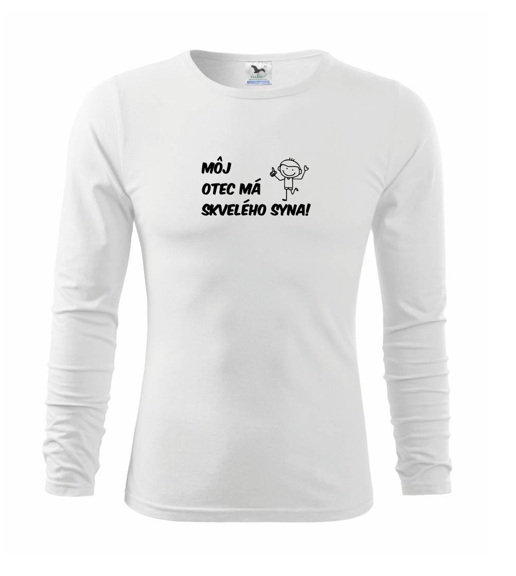 Tričká a mikiny pre syna - Môj otec má skvelého syna - Tričko detské Long Sleeve