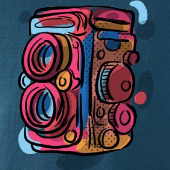 Foťák farebný - dve šošovky Foťák farebný - dve šošovky