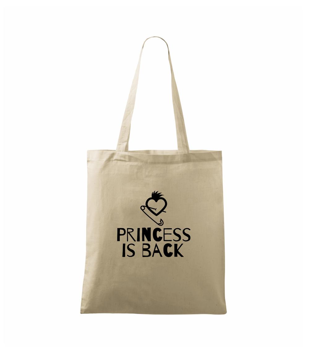 Princess is back punk - Taška bavlnená