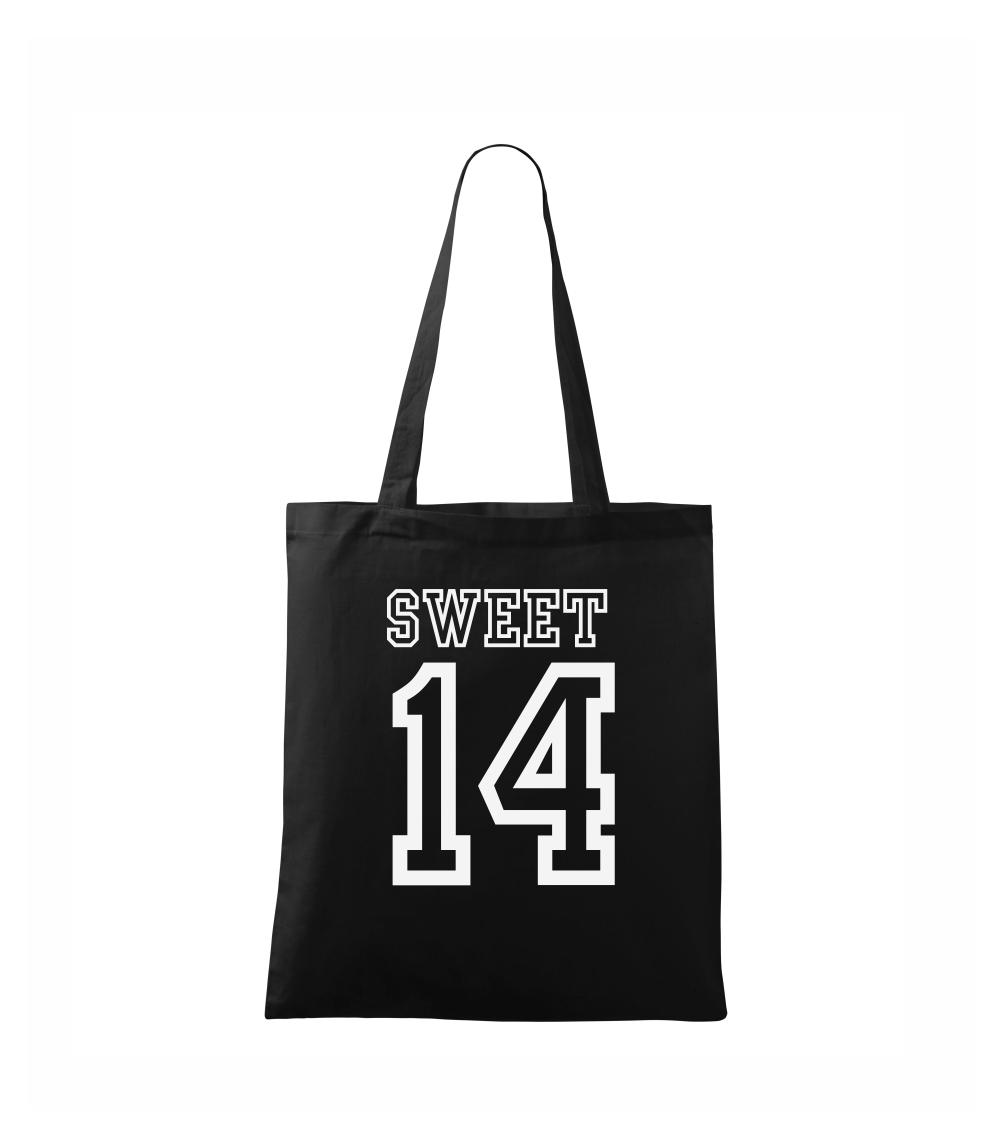 Tričká na párty - Sweet 14 - Taška bavlnená