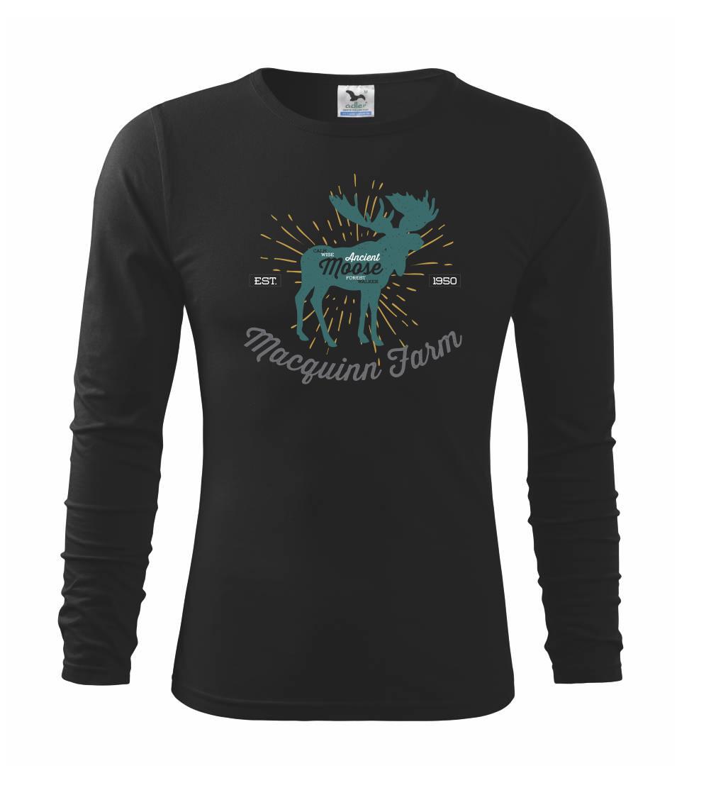 Tričká so zvieratami - Moose farm - Tričko detské Long Sleeve