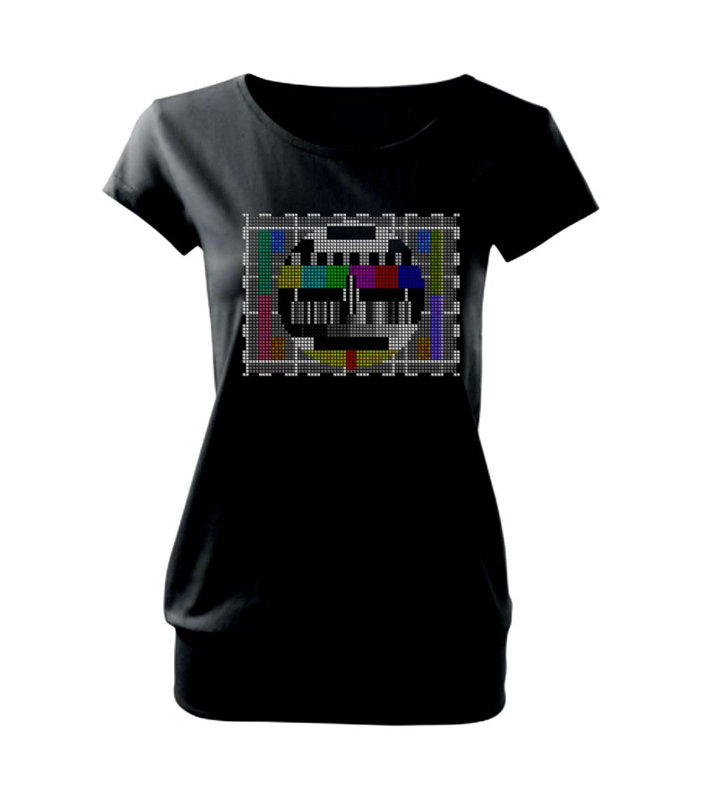 Tričká pre ajťákov - Monoskope tetris - Voľné tričko city