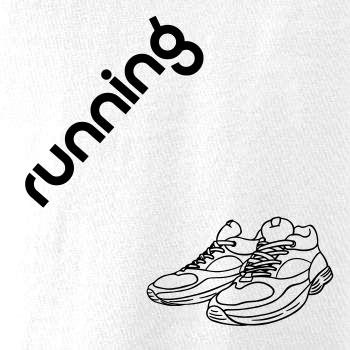 Running nápis šikmo