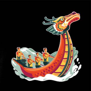 Dračia loď na pretekoch