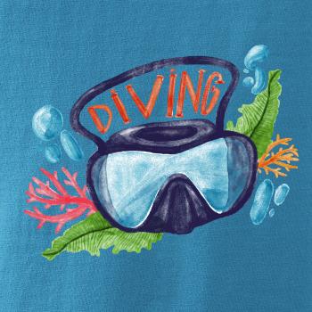 Diving obrázok kreslený