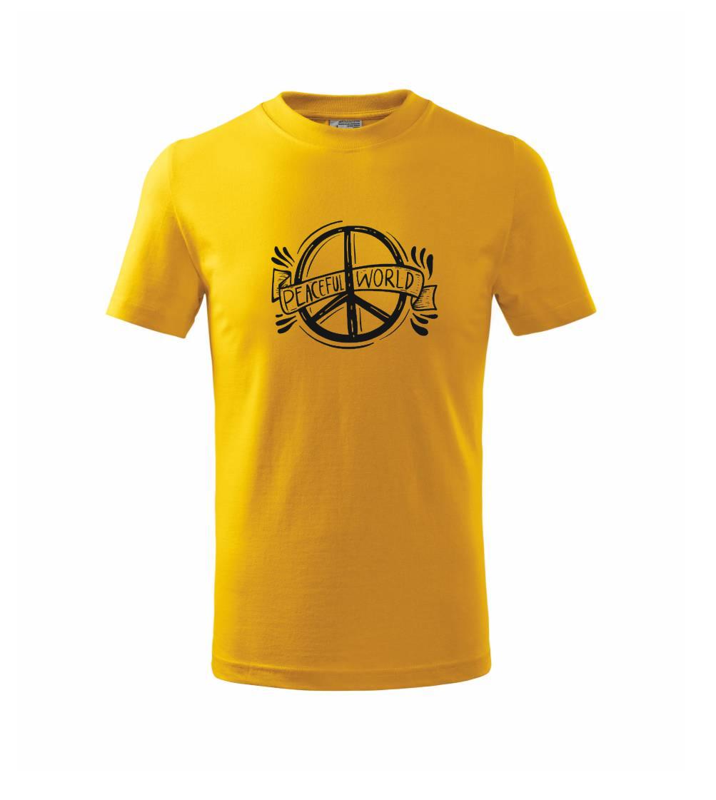 Peaceful world logo