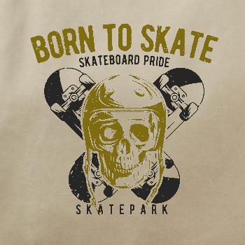 Born to skate skull