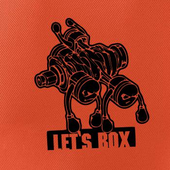 Lets Box nápis