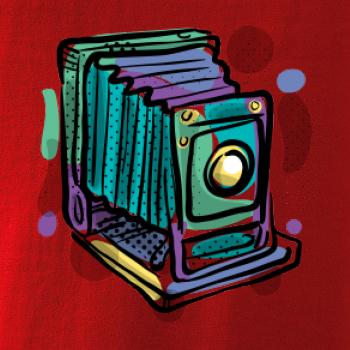 Foťák farebný starý - jedna šošovka Foťák farebný starý - jedna šošovka