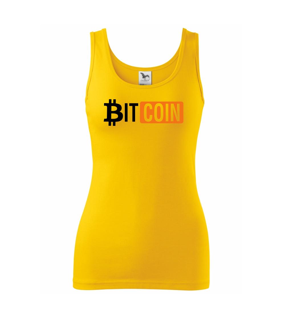 Bitcoin nápis Bitcoin nápis