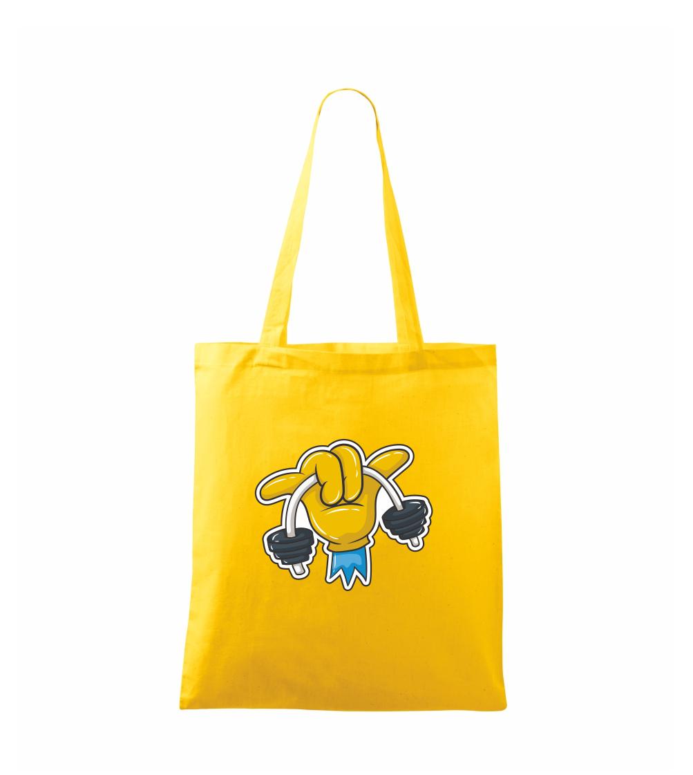 Comics ruka a činka