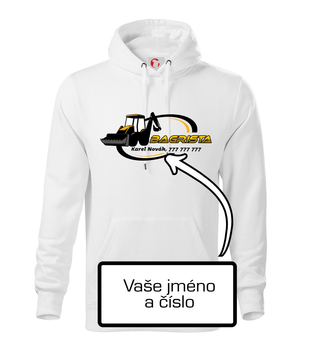 Bagrista v kruhu - vlastný nápis Bagrista v kruhu - vlastný nápis