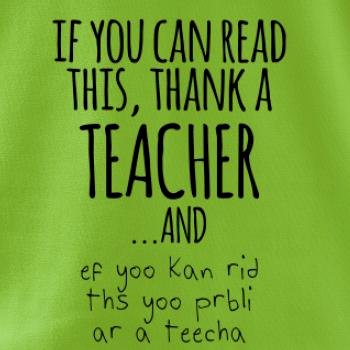 if you can read this - teacher